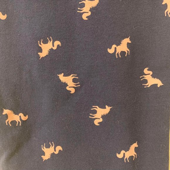 🌷3 for$20🌷George, Girl's US XL (14-16), Navy & Pink Unicorn Leggings, NWT - Picture 6 of 6